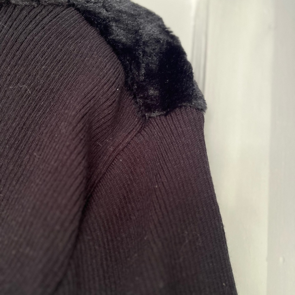 Ruby Rd. Black Teddy Jacket - Picture 4 of 5